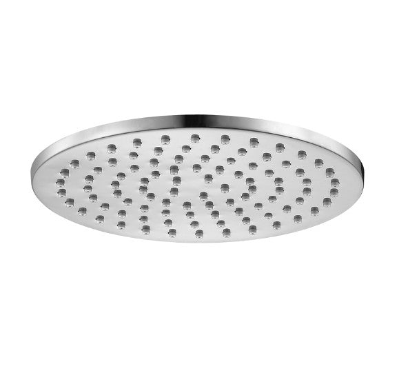 200mm BK Rund Brass Chrome/Matt Black Round Shower Heads - HD reno