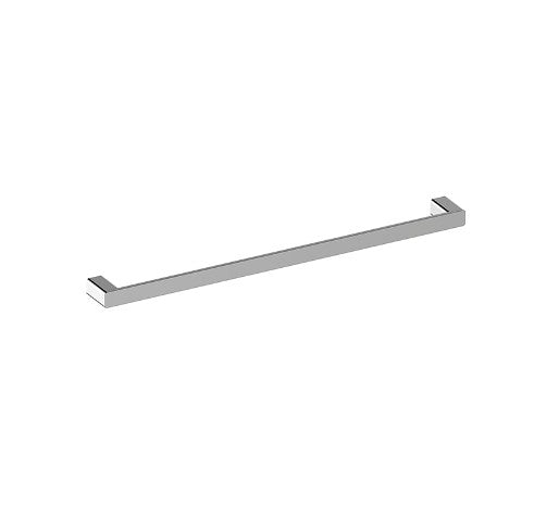 800mm BK KASTEN Chrome/Matt Black/Brushed Nickel/Brushed Gun Metal/Brushed Bronze Brass Single Square Bars Towel Rails - HD reno