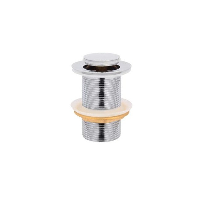 32mm BK HANDEL Chrome Brass Without Overflow Basin Pop Up Wastes - HD reno