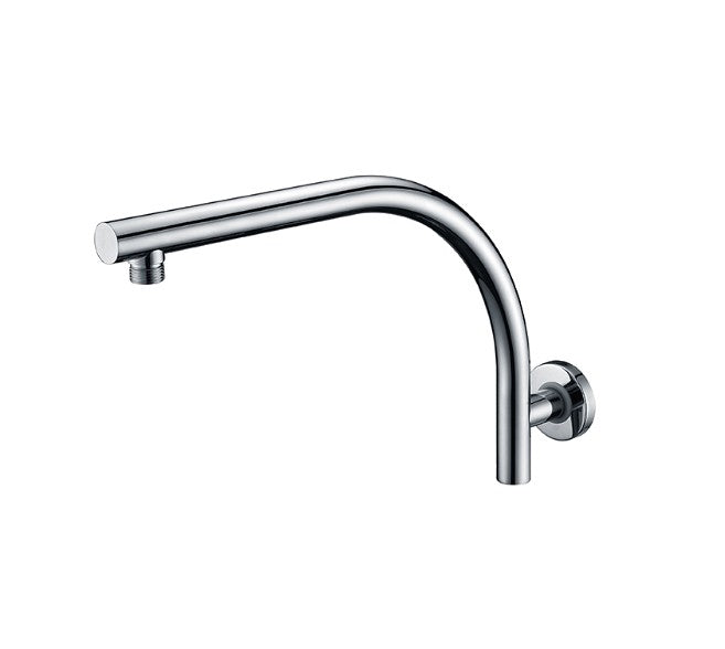 400mm BK Rund Brass Chrome/Matt Black/Brushed Nickel/Brushed Gold/Brushed Gunmetal Round Curve Droppers & Arms - HD reno