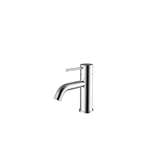 BK Morgan Chrome/Matt Black/Brushed Nickel/Brushed Gold/Brushed Bronze/Brushed Gun Metal Brass Round Short Basin Mixer - HD reno