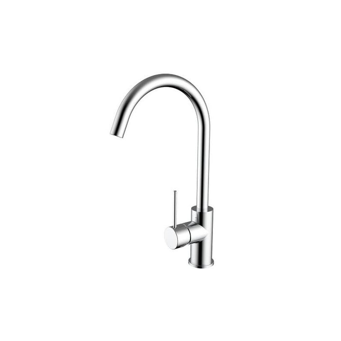 BK Morgan Chrome/Matt Black/Brushed Nickel/Brushed Gold/Brushed Bronze/Brushed Gun Metal Brass Gooseneck Swivel Sink Mixer - HD reno