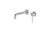 BK Morgan Chrome/Matt Black/Brushed Nickel/Brushed Gold/Brushed Bronze/Brushed Gun Metal Brass Round Bath/Basin Mixer With Spout