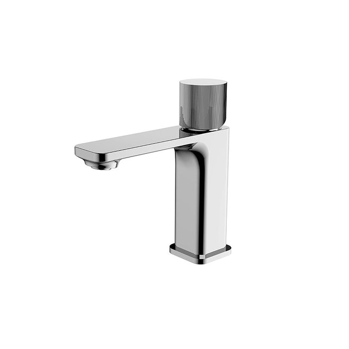 BK QI Kasten Chrome/Matt Black/Brushed Nickel/Gunmetal Grey Brass Square Short Basin Mixer - HD reno