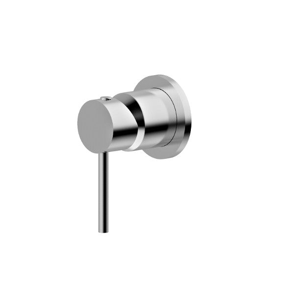 BK Morgan Chrome/Matt Black/Brushed Nickel/Brushed Gold/Brushed Bronze/Brushed Gun Metal Brass Round Tower Shower/Bath Wall Mixer - HD reno
