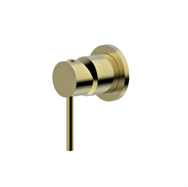 BK Morgan Chrome/Matt Black/Brushed Nickel/Brushed Gold/Brushed Bronze/Brushed Gun Metal Brass Round Tower Shower/Bath Wall Mixer - HD reno