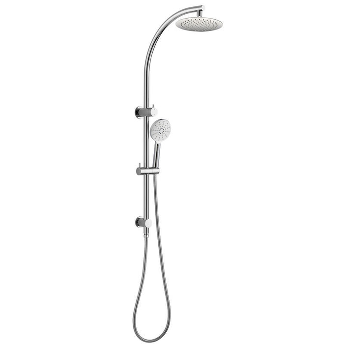 BK Rund Multifunction Shower With 200mm Overhead Rain Shower Twin Showers - HD reno
