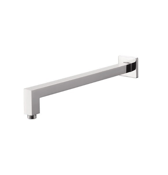 400mmBK Eckig Brass Chrome/Matt Black/Brushed Nickel/Brushed Gun Metal Square Wall Shower Droppers & Arms - HD reno