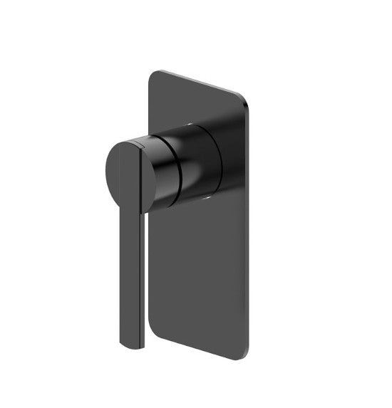 BK Litcht Matt Black Brass Round Bath/Basin Mixer - HD reno