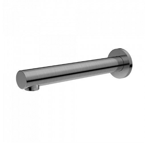 BK Licht Chrome/Matt Black Brass Round Bath Spout With LED
