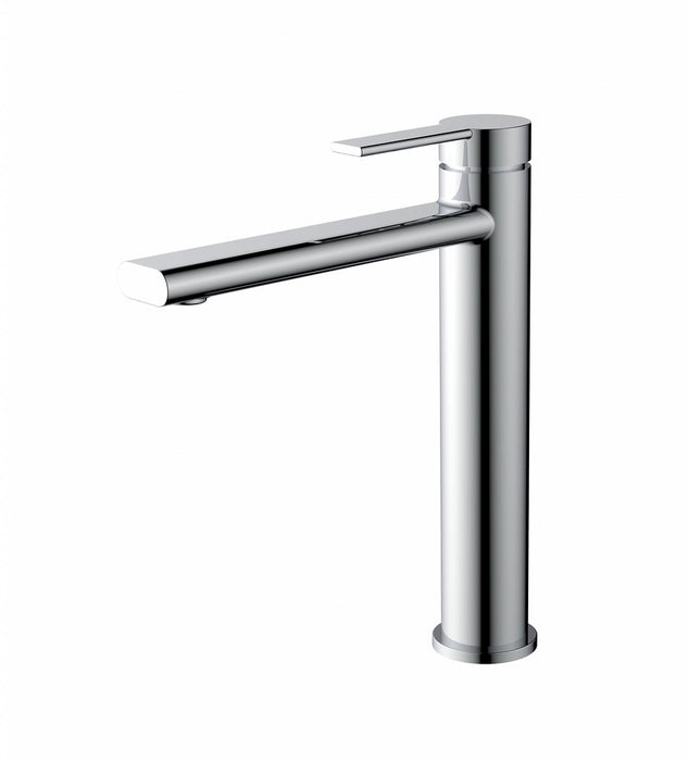 BK Iris Chrome/Matt Black/Brushed Nickel/Brushed Gold/Gunmetal Grey/Brushed Bronze Brass Tower Tall Basin Mixer - HD reno