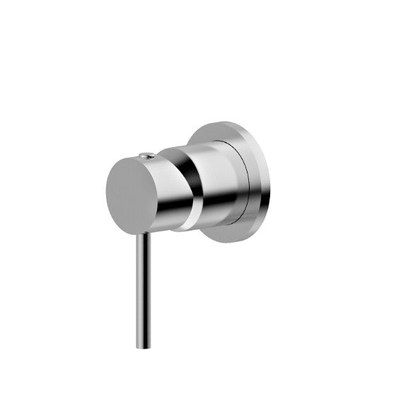 BK Morgan Chrome/Matt Black/Brushed Nickel/Brushed Gold/Brushed Bronze/Brushed Gun Metal Brass Round Tower Shower/Bath Wall Mixer - HD reno
