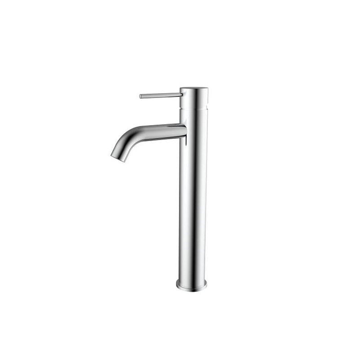 BK Morgan Chrome/Matt Black/Brushed Nickel/Brushed Gold/Brushed Bronze/Brushed Gun Metal Brass Round Tower Tall Basin Mixer - HD reno