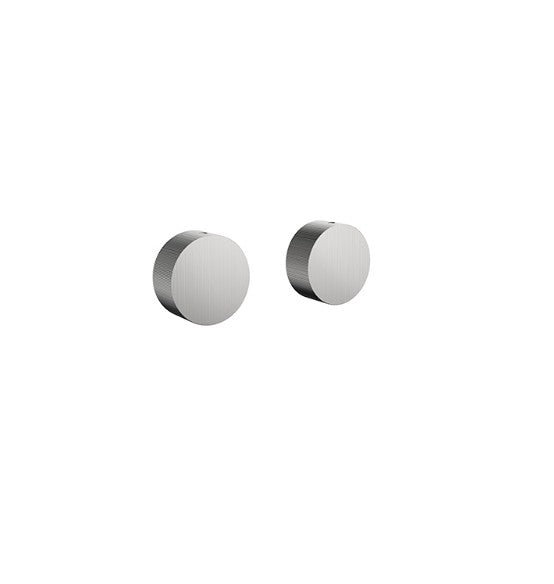 BK QI Rund Progressive Chrome/Matt Black/Brushed Nickel/Gunmetal Grey/Brushed Gold Brass Round Wall Top Assembly - HD reno