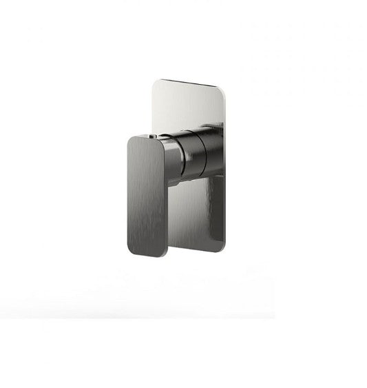 BK Kasten Chrome/Matt Black/Brushed Nickel/Brushed Gun Metal/Brushed Bronze Brass Square Shower Mixer - HD reno