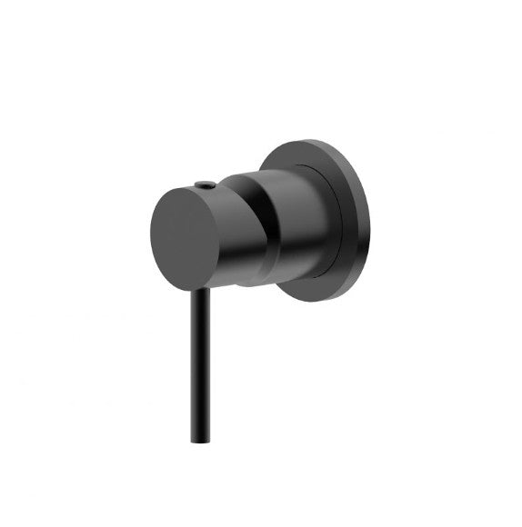 BK Morgan Chrome/Matt Black/Brushed Nickel/Brushed Gold/Brushed Bronze/Brushed Gun Metal Brass Round Tower Shower/Bath Wall Mixer - HD reno