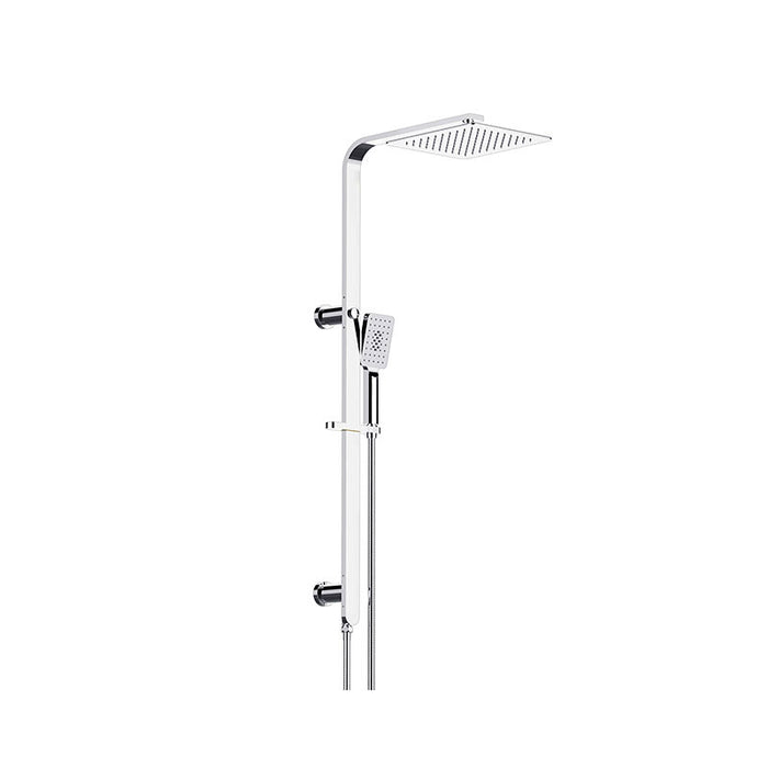 BK Luxus Multifunction Shower With 250mm Overhead Rain Shower Chrome/Matt Black/Brushed Gold/Brushed Nickel Twin Showers - HD reno