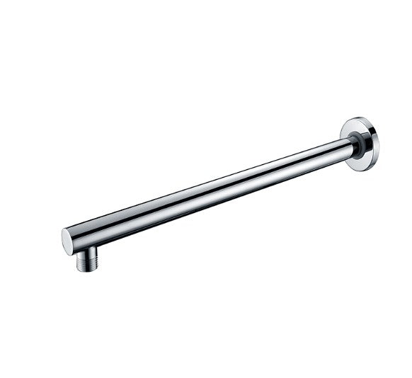 400mm BK Rund Brass Chrome/Matt Black Round Wall Shower Droppers & Arms