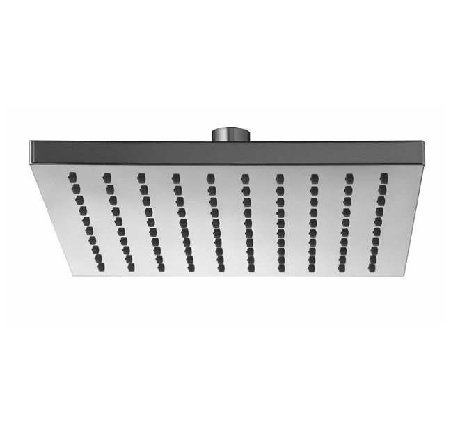 200mm BK ABS Chrome Eckig Square Shower Heads - HD reno