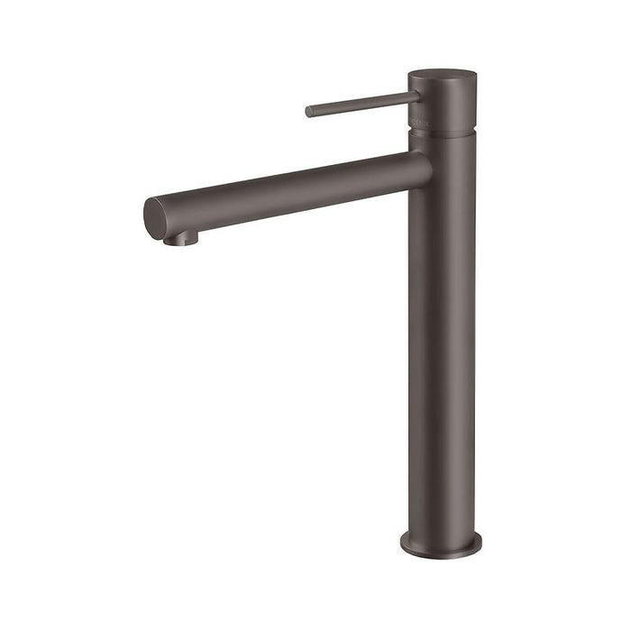 BK Rund Chrome/Matt Black/Brushed Nickel Premium Brass Tower Tall Basin Mixer - HD reno