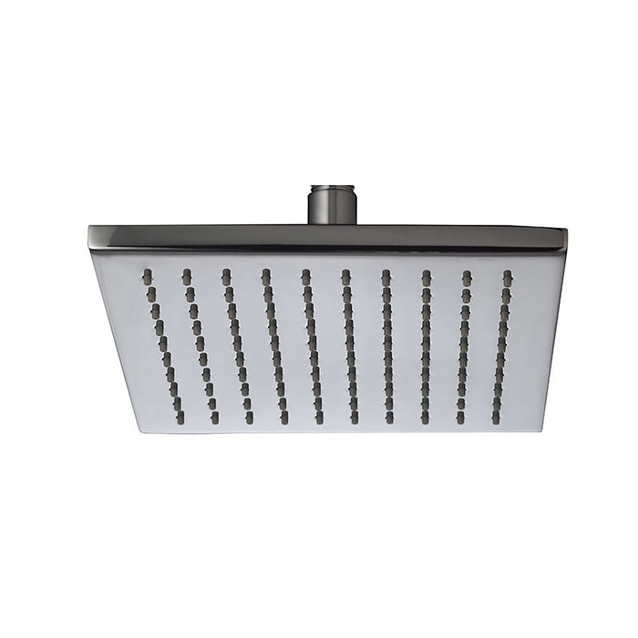 200mm BK Eckig Brass Chrome/Matt Black Square Shower Heads - HD reno