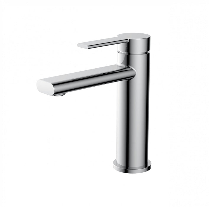 BK Iris Chrome/Matt Black/Brushed Nickel/Brushed Bronze Brass Round Short Basin Mixer