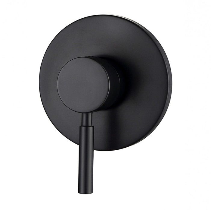 INS Pavia Chrome/Matt Black Round Shower Mixer