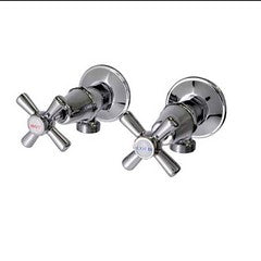 Easy Clean Anti Vandal Washing Machine Cocks Chrome