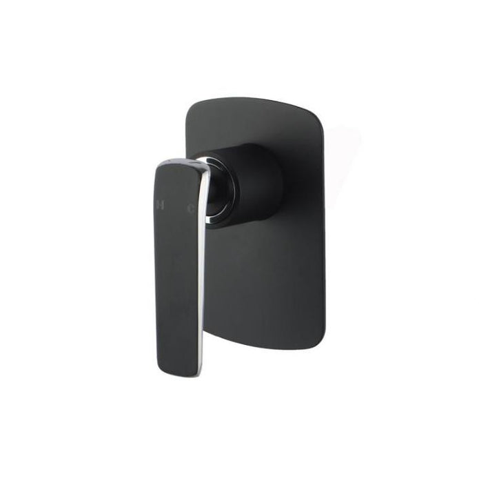 Aquaperla Esperia Chrome/Matt Black/Matt Black and Chrome/Brushed Gold/Brushed Nickel/Gunmetal Grey Solid Brass Square Wall Mixer - HD reno