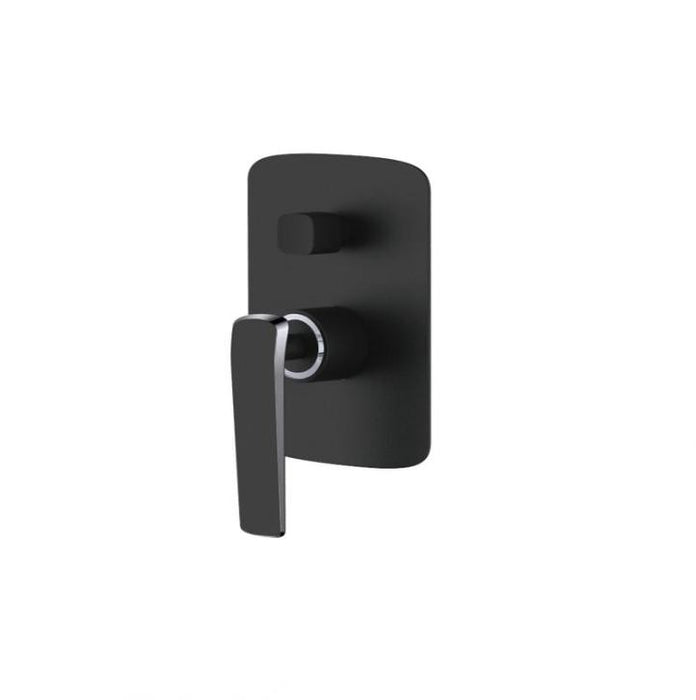 Aquaperla Esperia Chrome/Matt Black/Matt Black and Chrome/Brushed Gold/Brushed Nickel/Gunmetal Grey Solid Brass With Diverter Wall Mixer - HD reno