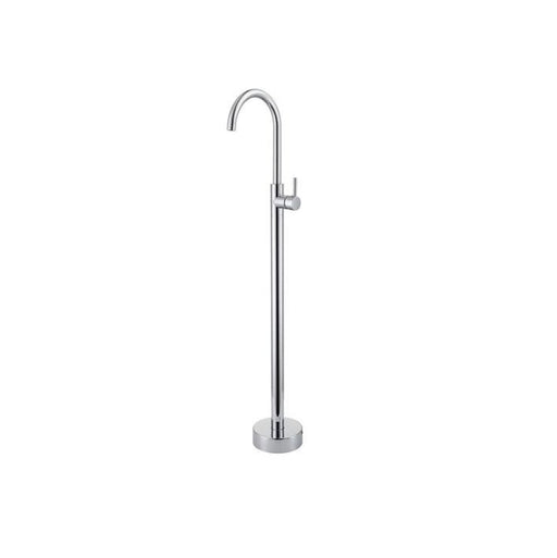 Aquaperla Pentro Chrome/Matt Black/Brushed Gold/Brushed Nickel/Gunmetal Grey Solid Brass Round Freestanding Mixer - HD reno