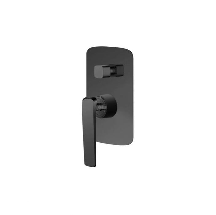 Aquaperla Esperia Chrome/Matt Black/Matt Black and Chrome/Brushed Gold/Brushed Nickel/Gunmetal Grey Solid Brass With Diverter Wall Mixer - HD reno