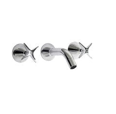Kirra Bath Three-Piece Set Chrome Solid Brass