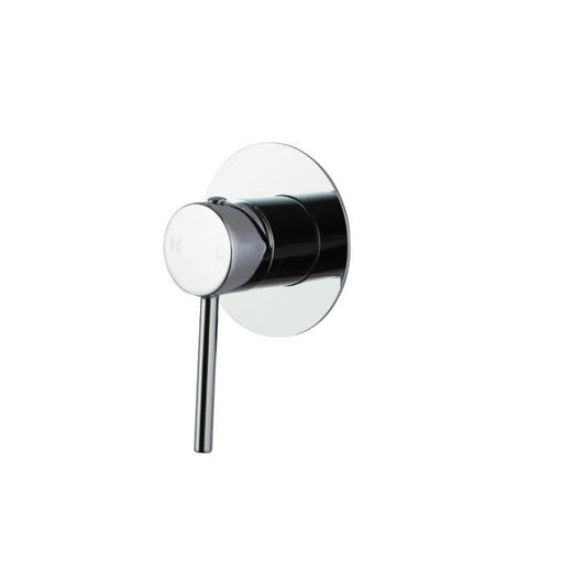 Aquaperla Pentro Chrome/Matt Black/Brushed Gold/Brushed Nickel/Gunmetal Grey Solid Brass Round With 65mm Thin Plate Shower Mixer - HD reno