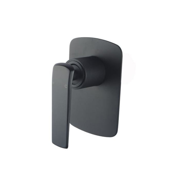 Aquaperla Esperia Chrome/Matt Black/Matt Black and Chrome/Brushed Gold/Brushed Nickel/Gunmetal Grey Solid Brass Square Wall Mixer - HD reno