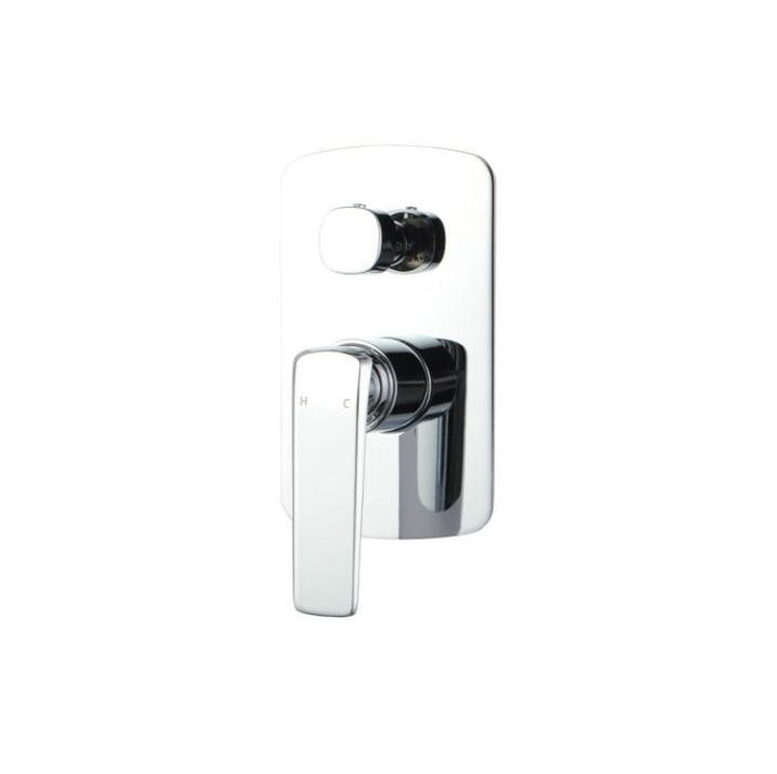 Aquaperla Esperia Chrome/Matt Black/Matt Black and Chrome/Brushed Gold/Brushed Nickel/Gunmetal Grey Solid Brass With Diverter Wall Mixer - HD reno