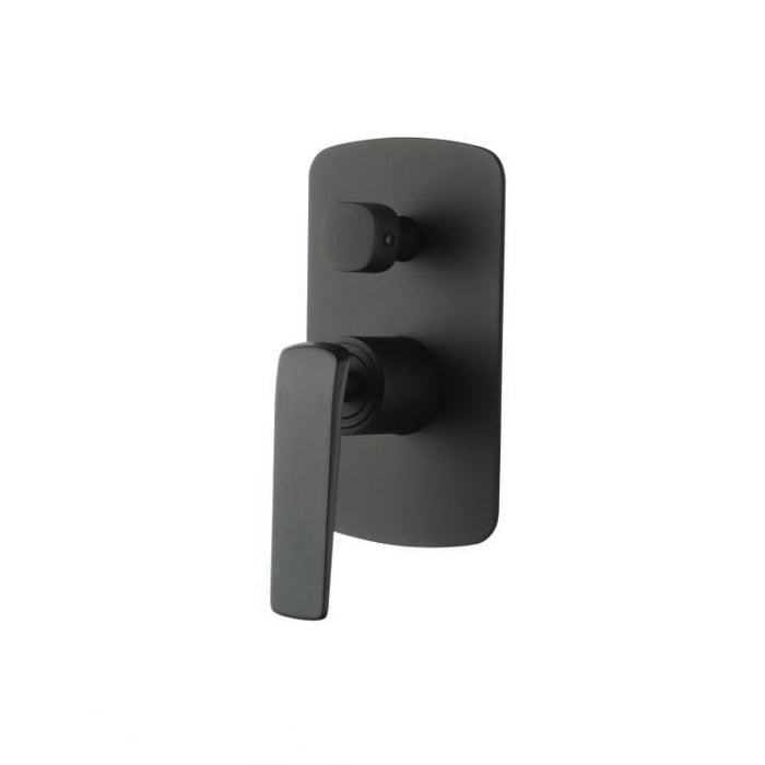 Aquaperla Esperia Chrome/Matt Black/Matt Black and Chrome/Brushed Gold/Brushed Nickel/Gunmetal Grey Solid Brass With Diverter Wall Mixer - HD reno
