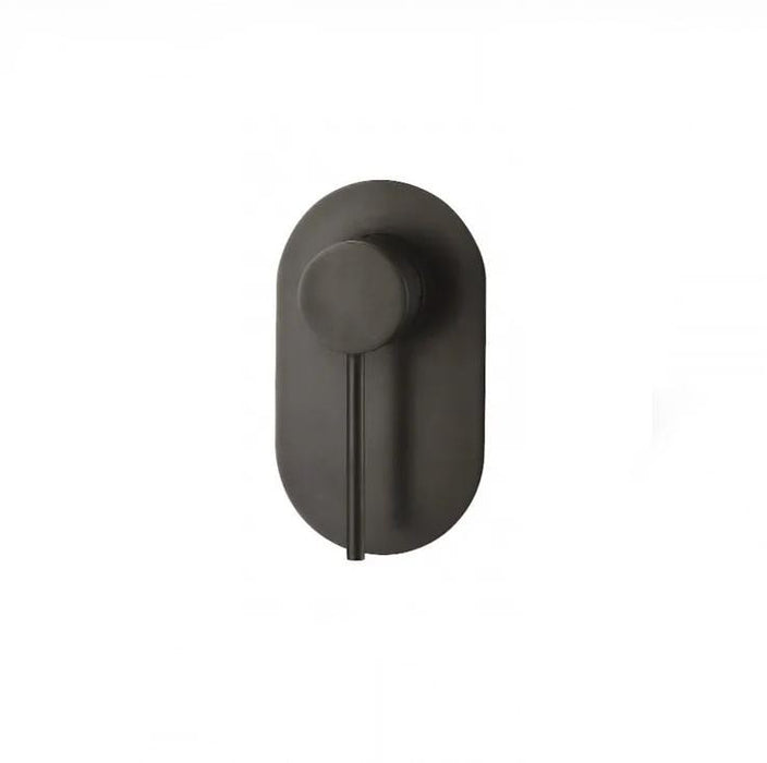 INS Roul Gun Metal Round Wall Mixer