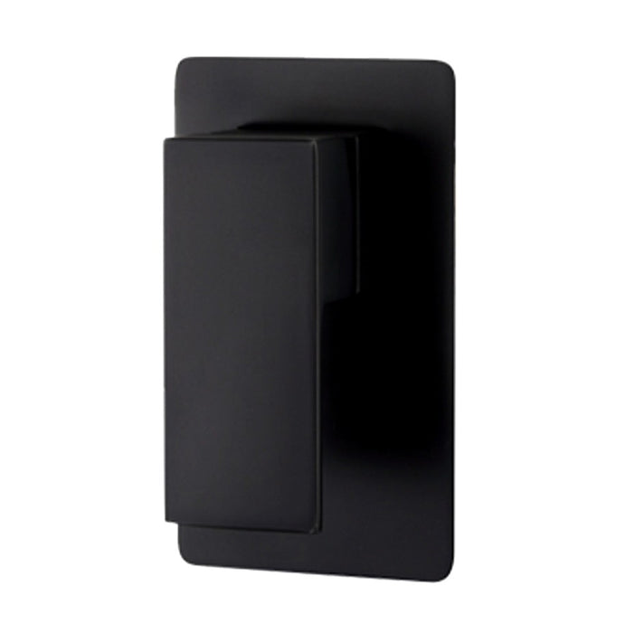 INS Taran Chrome/Matt Black Square Shower Wall Mixer