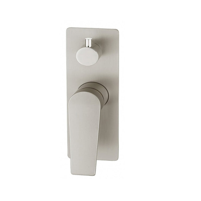 INS Zevio Matt Black/Brushed Nickel/Gunmetal Grey/Matte Black and Rose Gold/Chrome Wall Diverter Mixer