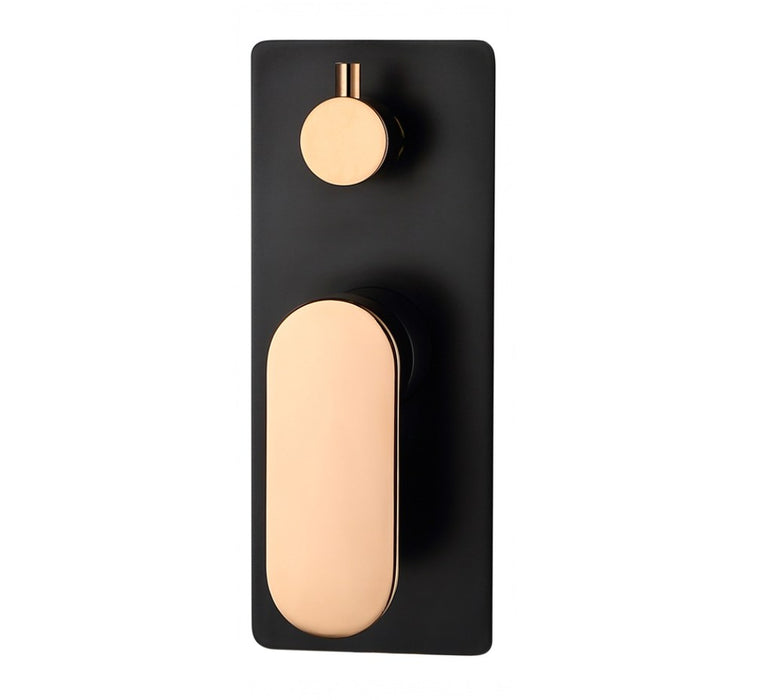 INS Vetto Matt Black/Brushed Nickel/Gunmetal Grey/Matt Black and Rose Gold/Chrome Diverter Mixer