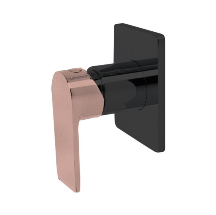 European Design The GABE LEVA Wall Mixer Chrome/Chrome and Black/Chrome and Rose Gold/Brushed Gold/Matt Black/Matt Black and Rose Gold/Brushed Nickel/Gunmetal Grey
