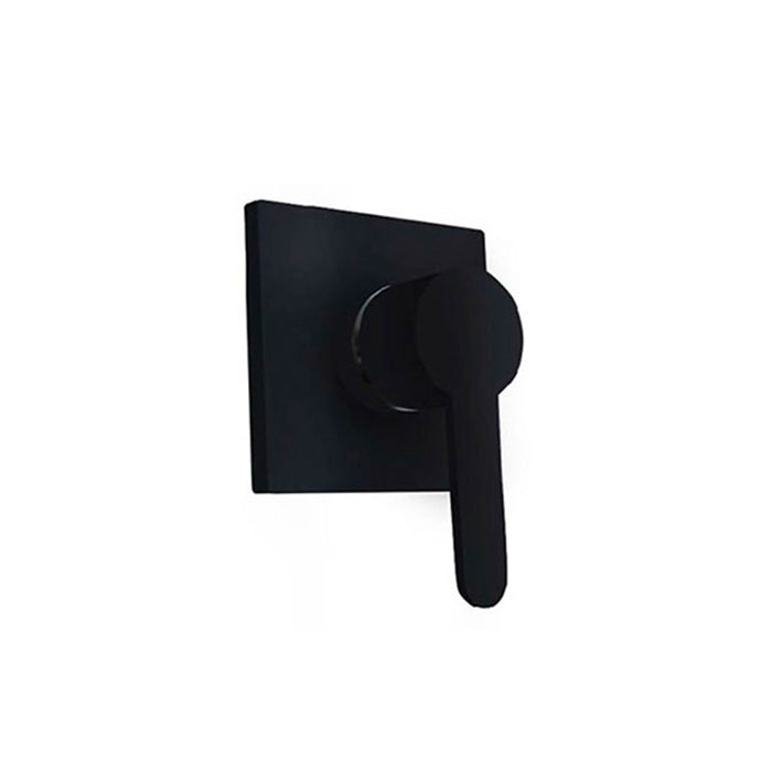 Loui Square Wall Mixer Chrome/Matt Black/Matt Black and Chrome