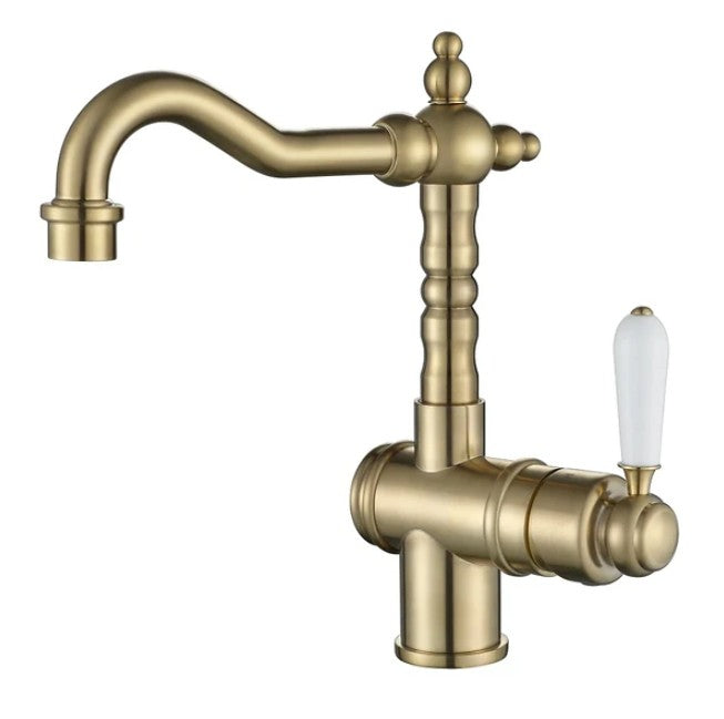 Modernnational Bordeaux Chrome/Matt Black/Brushed Bronze/Brushed Nickel Solid Brass High Rise Basin Mixer
