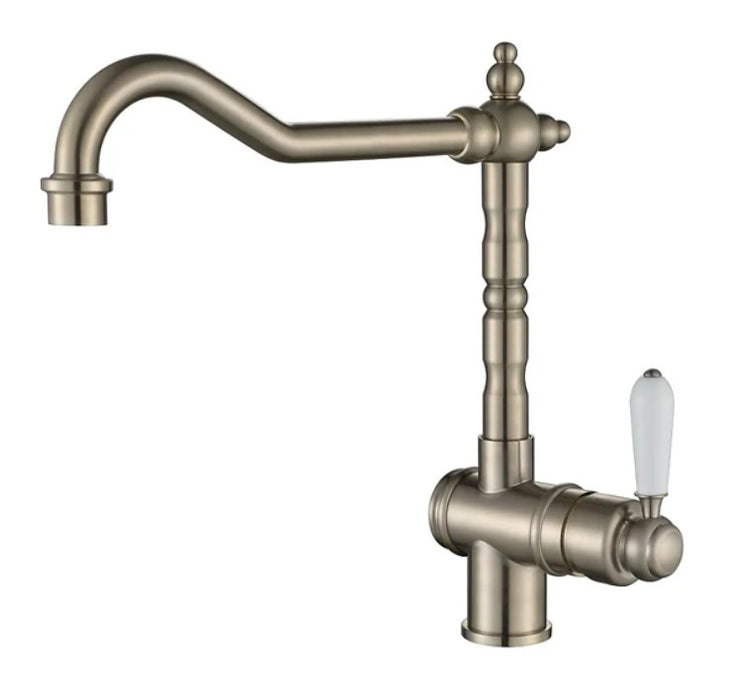Modernnational Bordeaux Chrome/Matt Black/Brushed Bronze/Brushed Nickel Solid Brass Kitchen Mixer