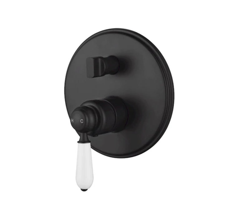 Modernnational Bordeaux Chrome/Matt Black/Brushed Bronze/Brushed Nickel Solid Brass Shower Diverter Mixer