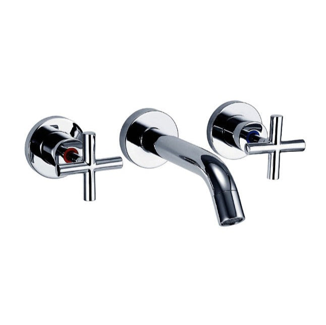 Fienza Michelle Chrome Solid Brass Three-piece Bath Set
