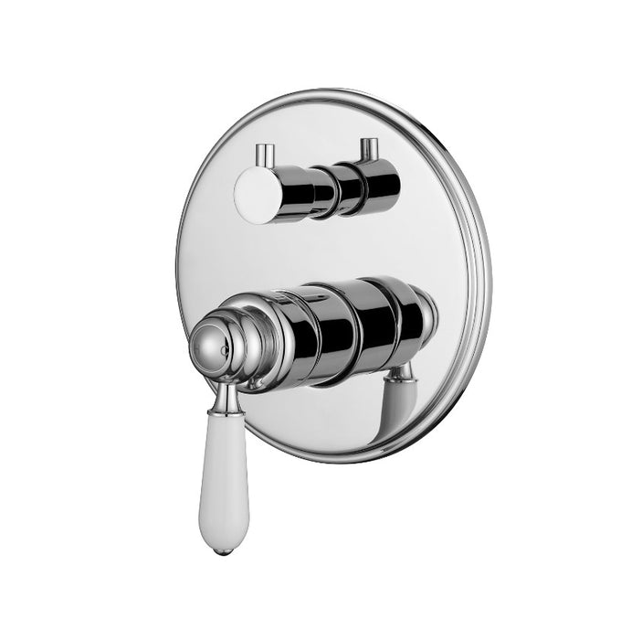 Modernnational Bordeaux Chrome/Matt Black/Brushed Bronze/Brushed Nickel Solid Brass Shower Diverter Mixer