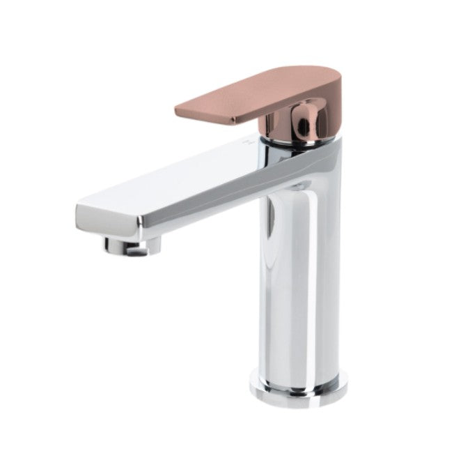 European Design The GABE Leva Basin Mixer Chrome/Chrome and Black/Chrome and Rose Gold/Brushed Gold/Matt Black/Matt Black and Rose Gold/Brushed Nickel/Gunmetal Grey