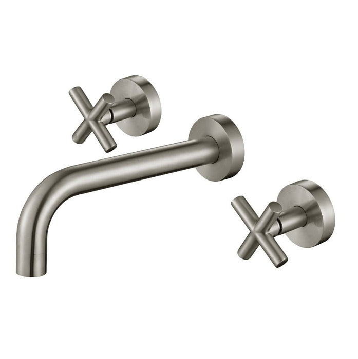 Modernnational Ryker Chrome/Matt Black/Brushed Bronze/Brushed Nickel Solid Brass 1/4 Turn Bath Set